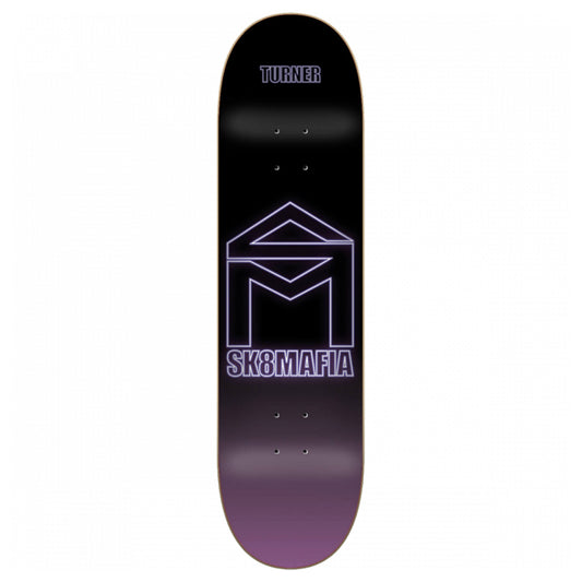 SK8MAFIA - TURNER HOUSE LOGO NEON DECK - 8.0