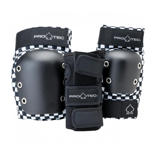 PROTEC - Adult 3 Pack Open Back - Checker