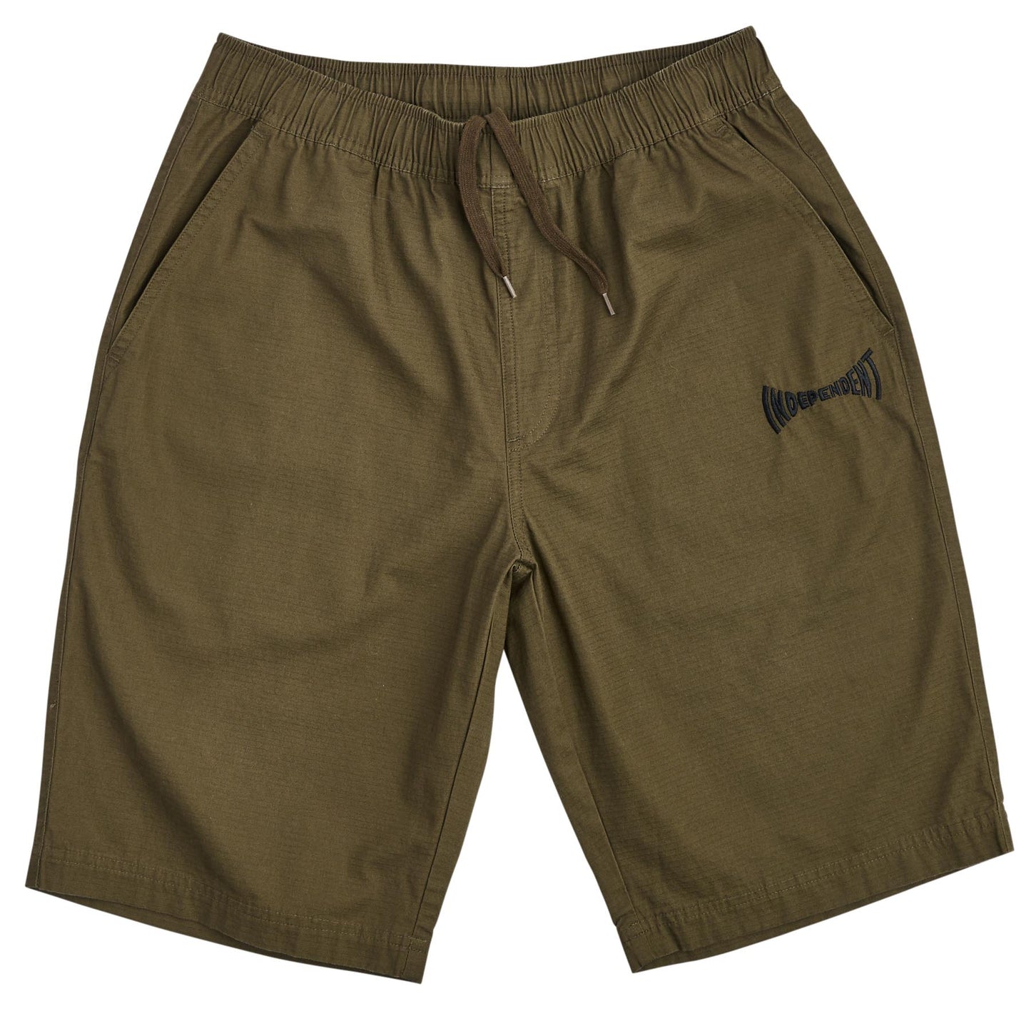 Span Elastic Waist Shorts Chocolate Bottom Med Mens Independent