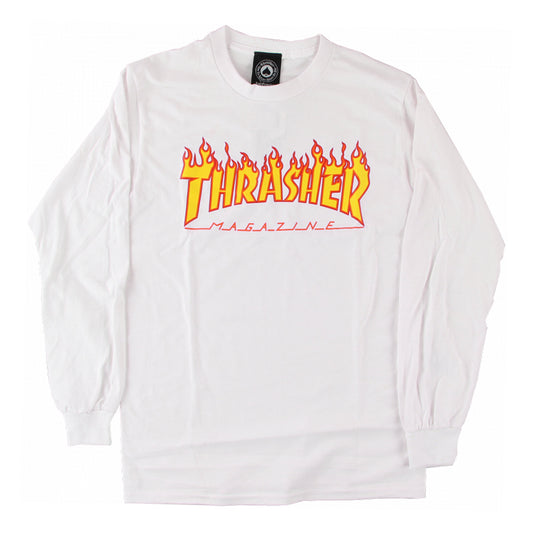 Thrasher - Flames Ls T-shirt
