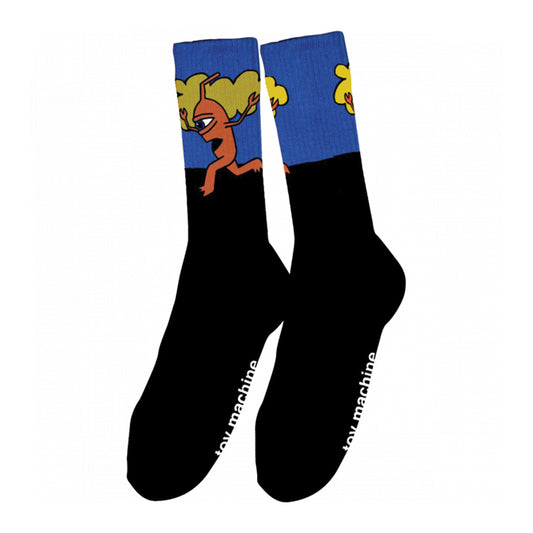 Toy Machine - EARLY SECT CREW SOCKS - BLACK