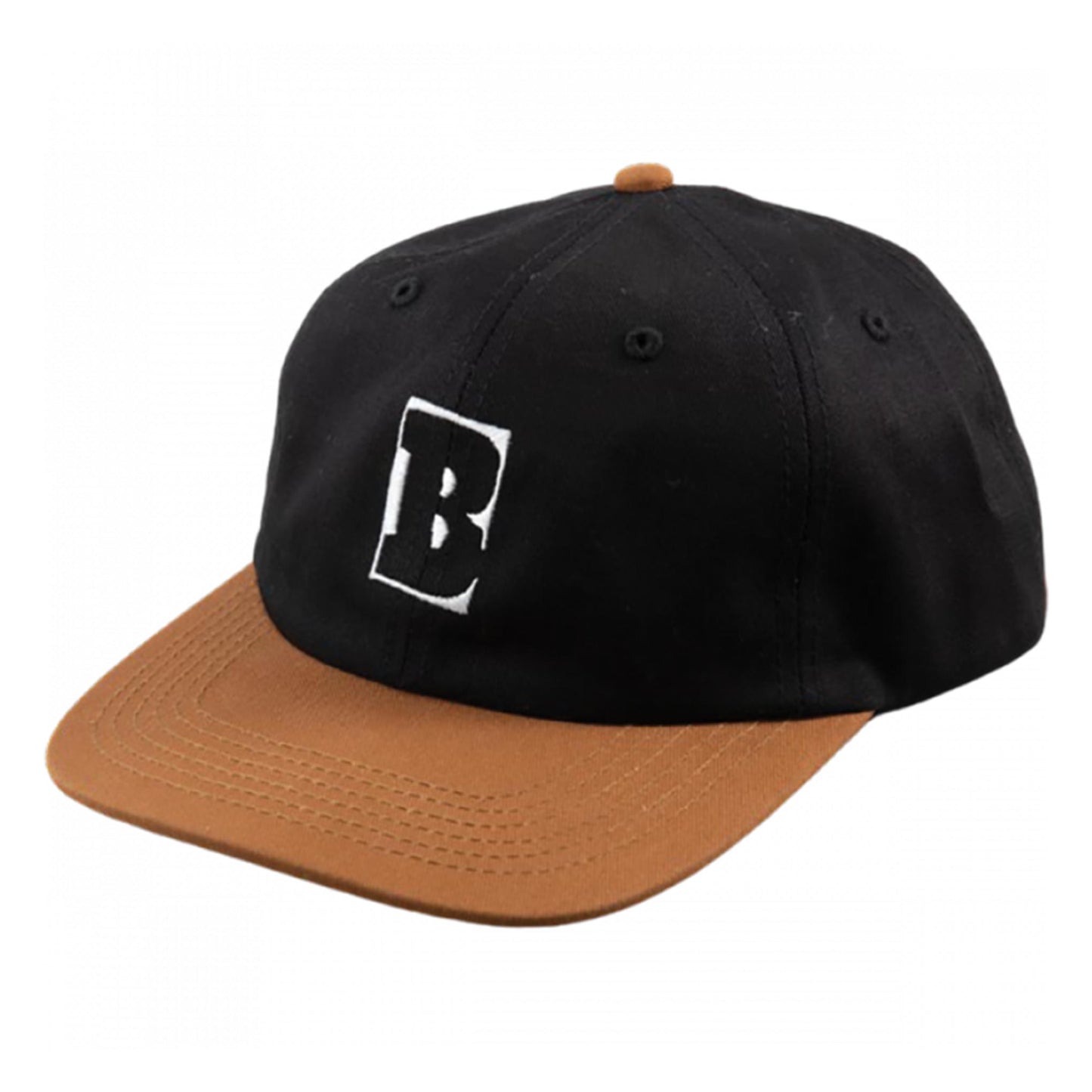 BAKER - CAPITAL B HAT ADJ - BLK/BROWN