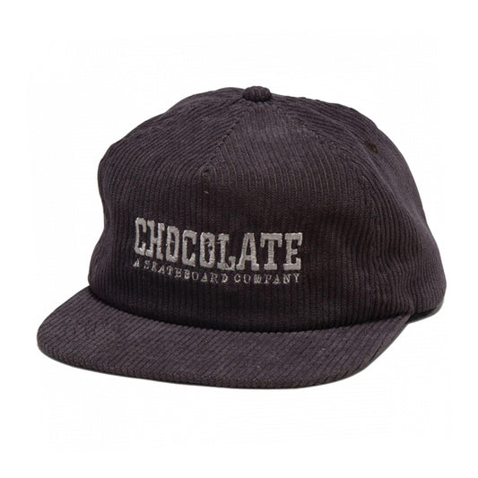 Chocolate - WESTERN CORD 5 PANEL HAT - BROWN