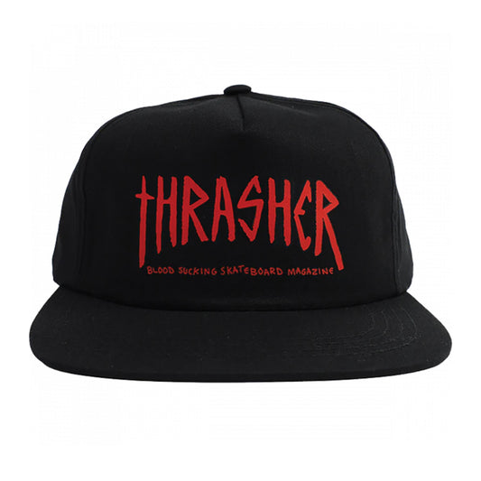 THRASHER - TOY MACHINE SCRATCH HAT - BLACK