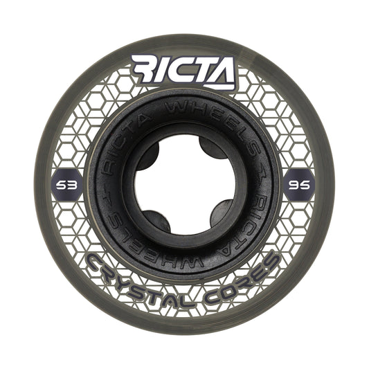 Ricta Wheels - Crystal Cores Clear Wide 53mm