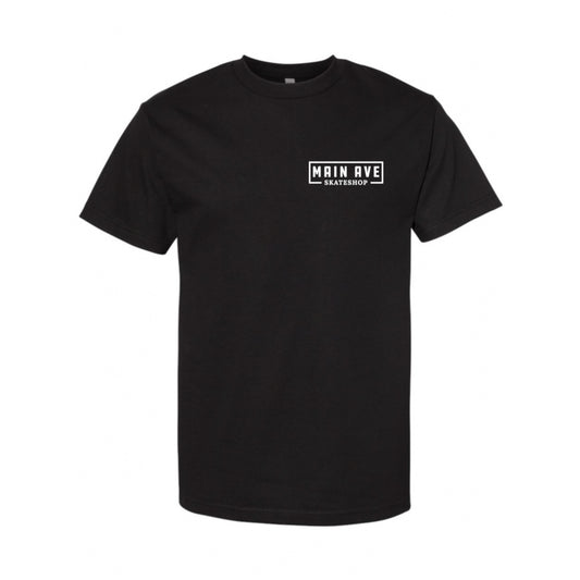 Main Ave Classic Logo - T-Shirt - Black
