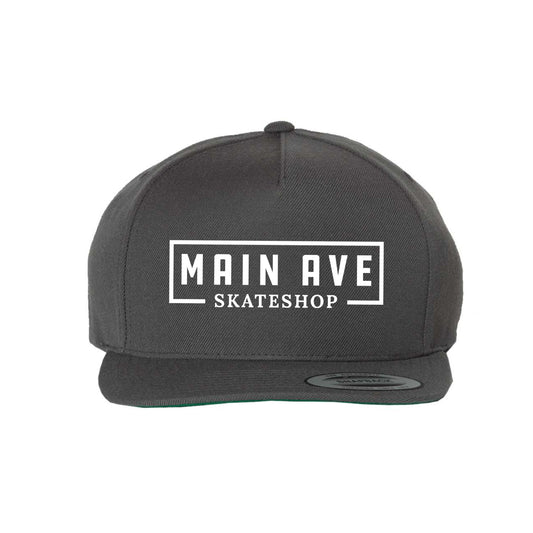 Main Ave Snapback Hat - Charcoal