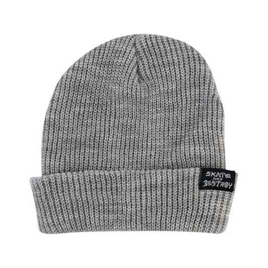 Thrasher Skategoat Skate & Destroy Beanie Grey