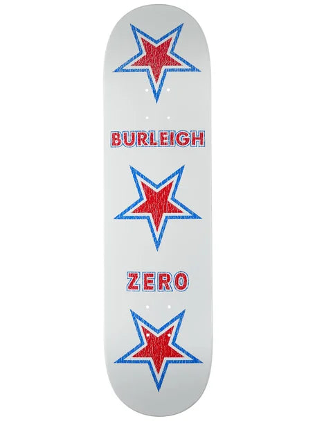 Zero Deck - Burleigh Stars Wht - 8.25