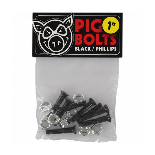 Pig Skateboards - Black Phillips Hardware set