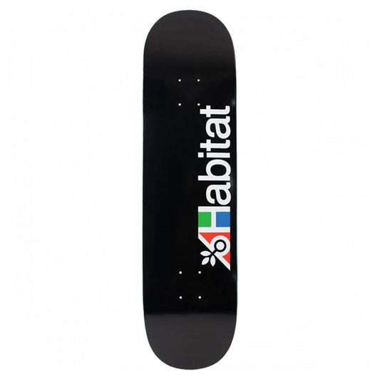 HABITAT - TRANSIT DECK - BLACK - 8.25