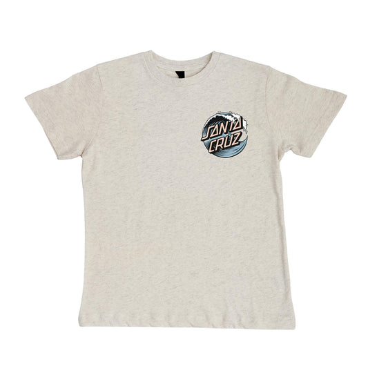 Wave Dot S/S Midweight T-Shirt Natural Hthr 18 Mos Kids Santa Cruz