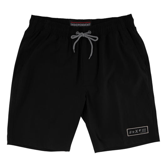 Exclamation Hybrid Shorts Black Bottom Med Mens Independent