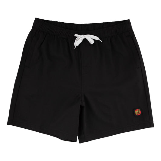 Cruz Dot Pull On Boardshort Black Bottom Med Mens Santa Cruz