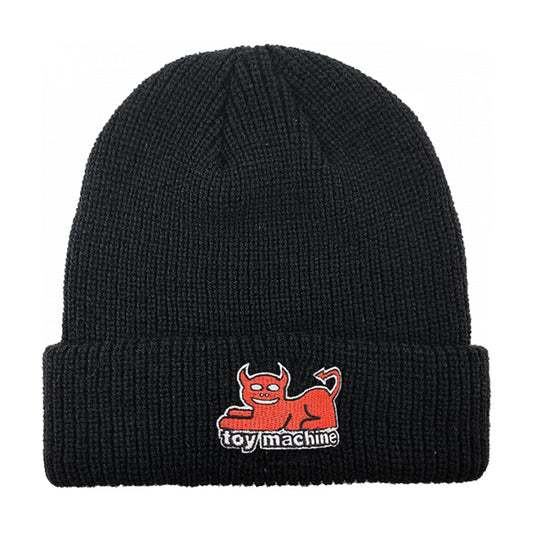 Toy Machine - DEVIL CAT DOCK BEANIE - BLACK