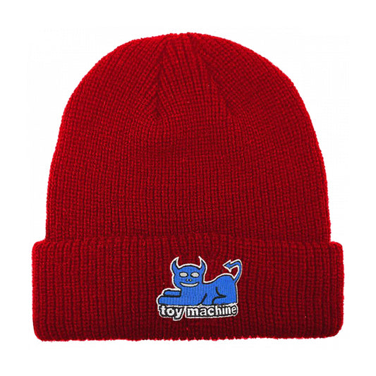Toy Machine - DEVIL CAT DOCK BEANIE-RED