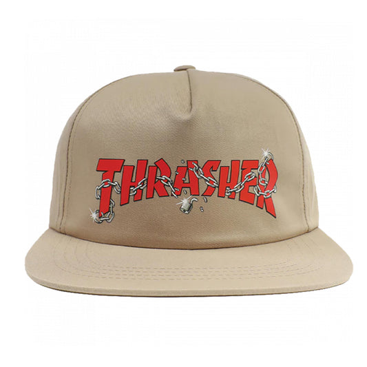 THRASHER - DANIEL SHEPARD CHAINS HAT - KHAKI
