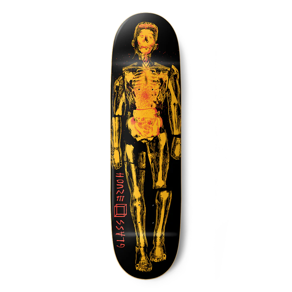Glass House Deck - Glass Man Blk/Ylw - 9.0