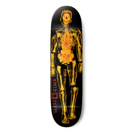 Glass House Deck - Glass Man Blk/Ylw - 9.0
