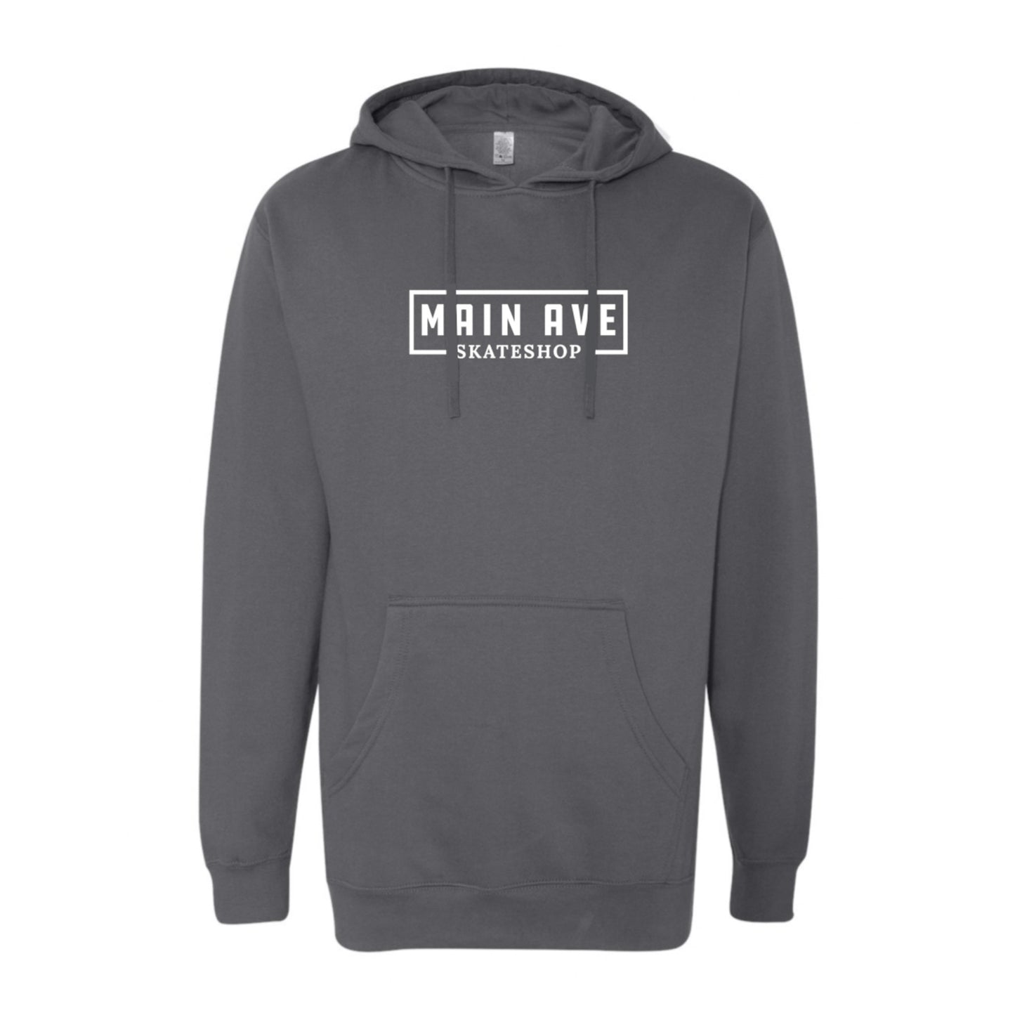 Main Ave - Hooded Sweatshirt -Charcoal