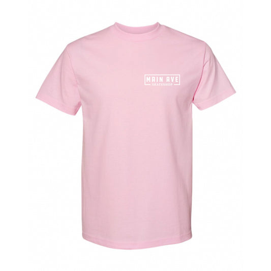 Main Ave Classic Logo - T-Shirt - Pink