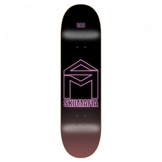 SK8MAFIA - CAO HOUSE LOGO NEON DECK - 8.0